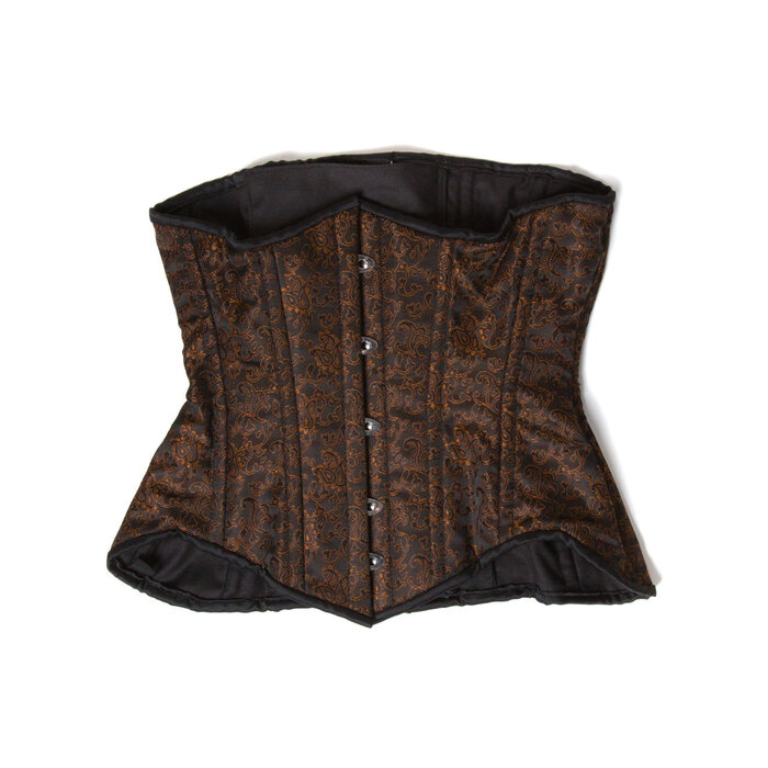Orange and Black Corset S