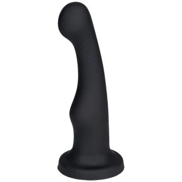 Smooth Operator Black Silicone Suction Dildo - 6 Inch