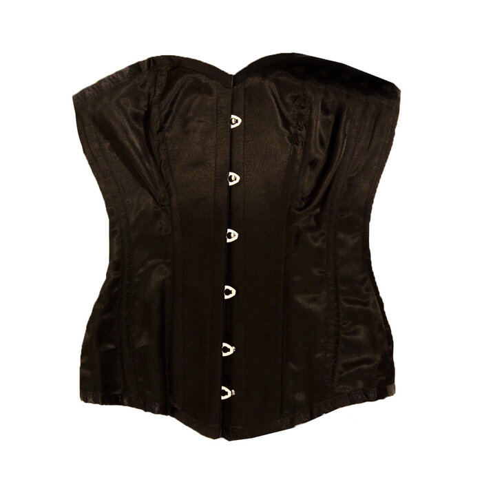 Black Medium Length Corset