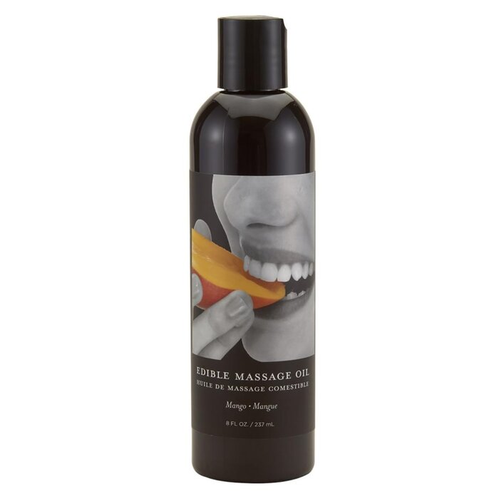 Earthly Body Edible Massage Oil - 8 oz - Mango