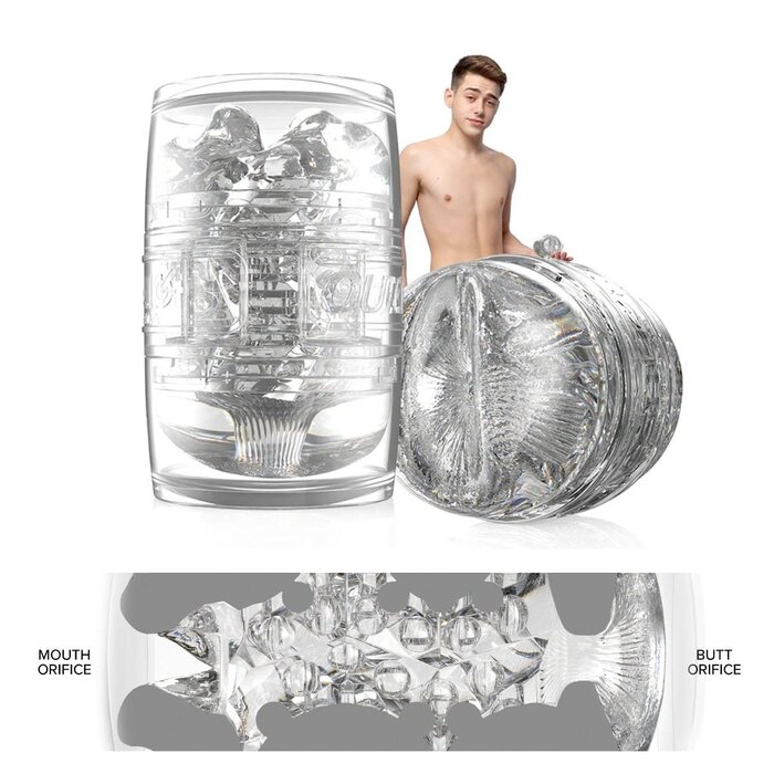 Fleshlight Quickshot Joey Mills Compact Mouth & Anal Masturbator