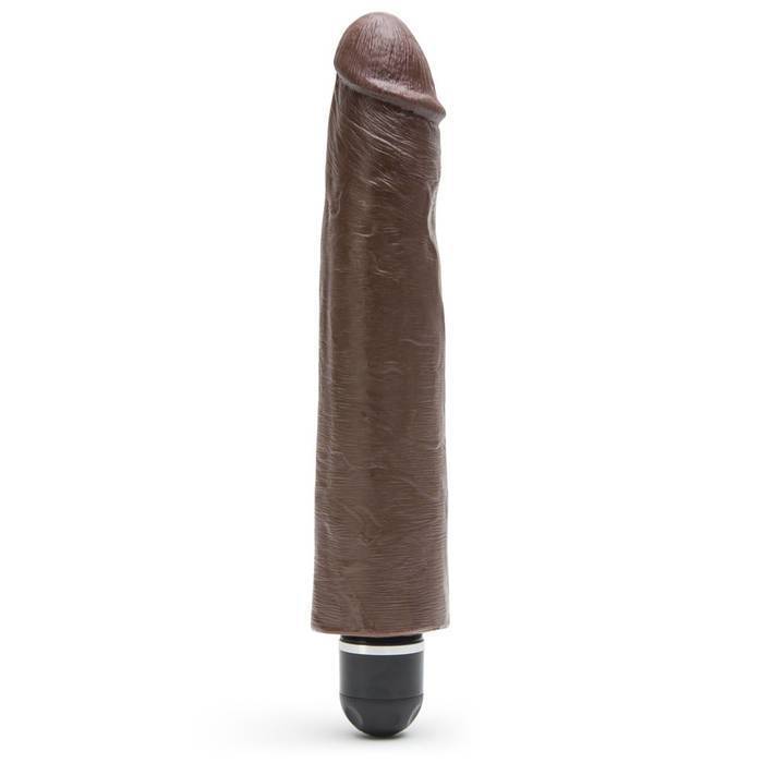 King Cock Whisper Quiet Realistic Dildo Vibrator 10 Inch