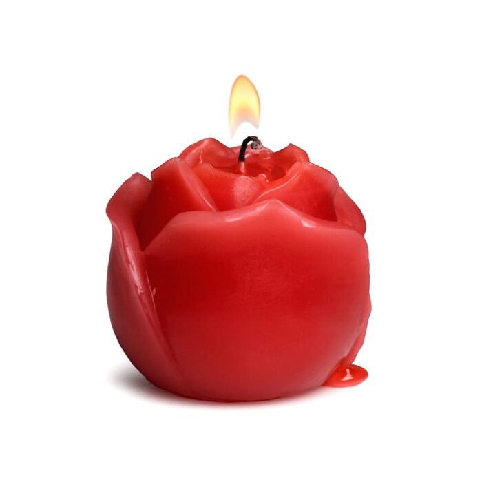 Flaming Rose Rose Drip Candle