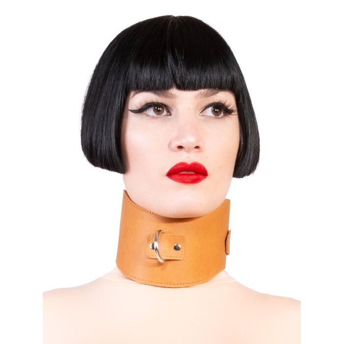 Tan Leather Collar
