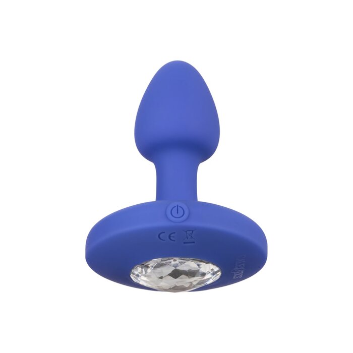 Cheeky Gems Small Rechargeable Vibrating Probe - Blue