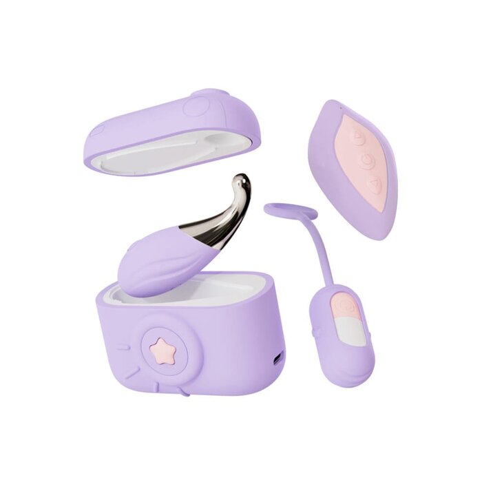 Play With Me Snapstar 4-Piece Vibrator Set with Remote