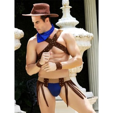 Yee-Haw! 5 Piece Sexy Cowboy Costume