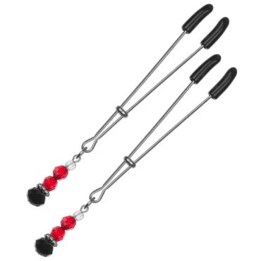 Savage Adjustable Nipple Tweezers with Beads