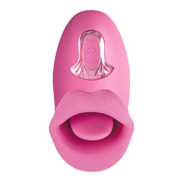 Clit-Tastic Tongue Licking Lover - Pink