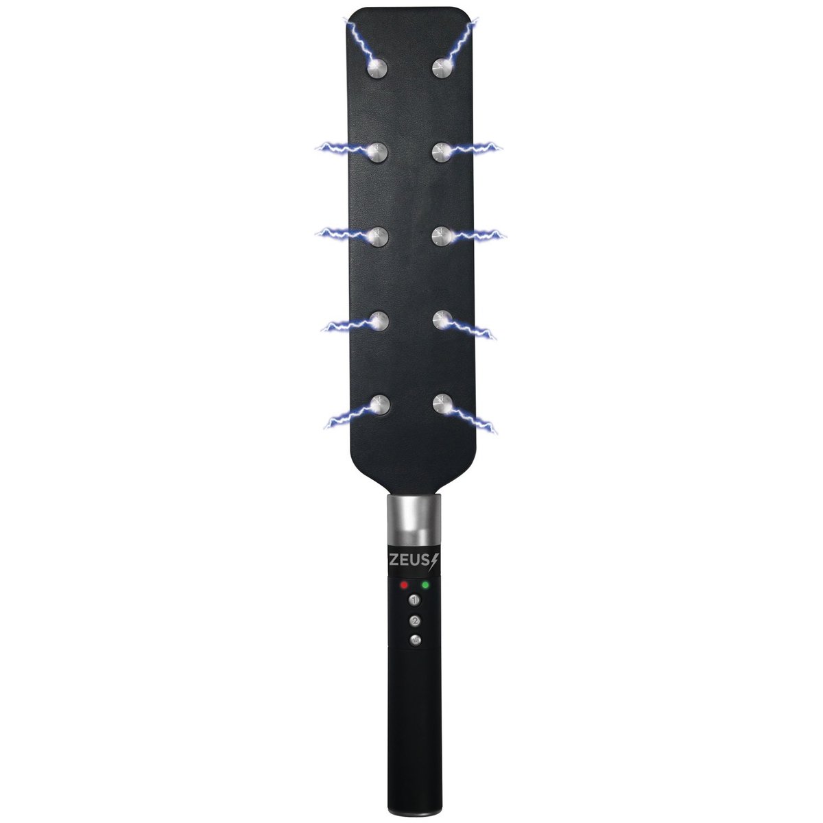 Zeus E-Stim Spiked Paddle - Black