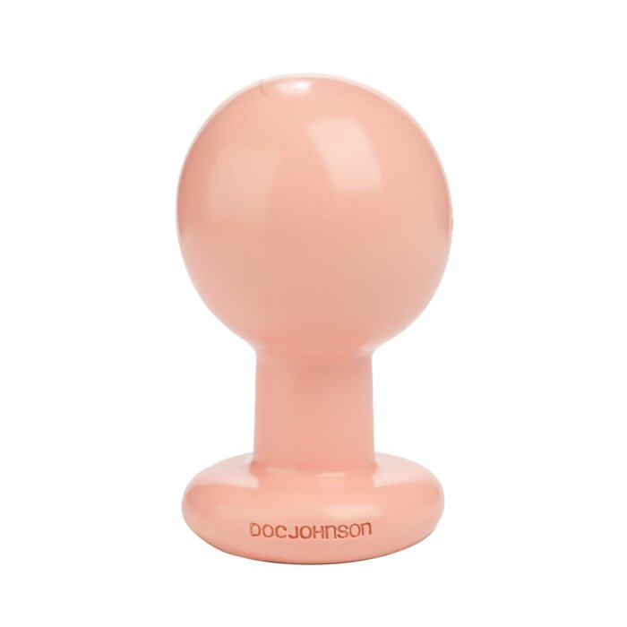 The Classic Round Butt Plug - Large - Vanilla