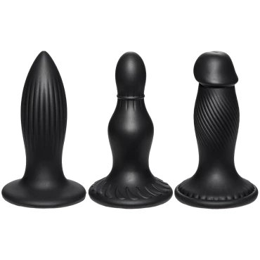 Bonk-ers Silicone 3 Piece Butt Plug Set