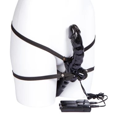 Fetish Fantasy Vibrating Double Strap-On - 7 Inch
