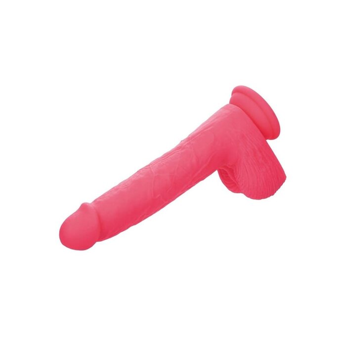 Silicone Studs 7" Gyrating and Thrusting Dildo - Pink
