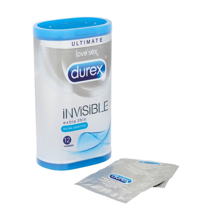 Durex Invisible Extra Sensitive Condoms 12 Pack