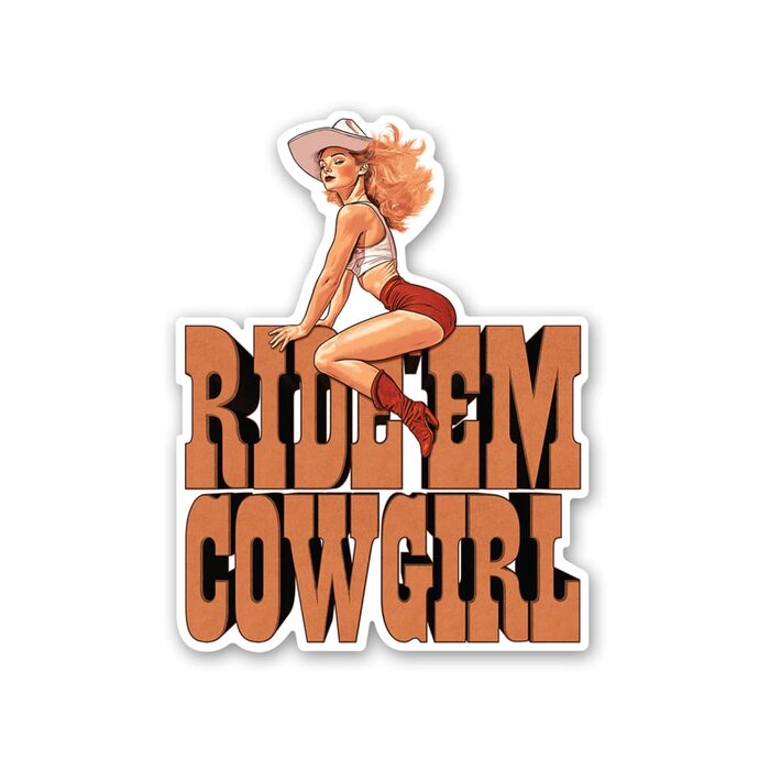Ride Em Cowgirl Sticker