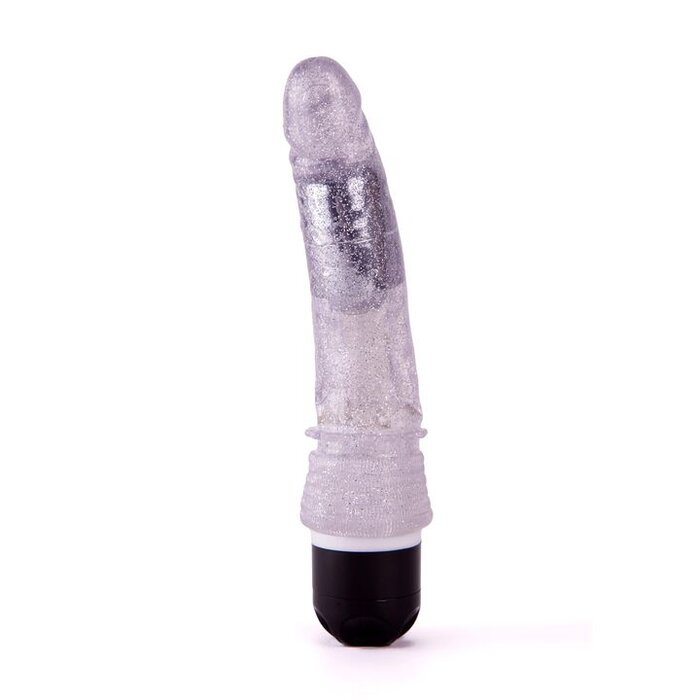 Ann Summers 6 Inch Realistic Glitter Jelly Waterproof Vibrating Dildo