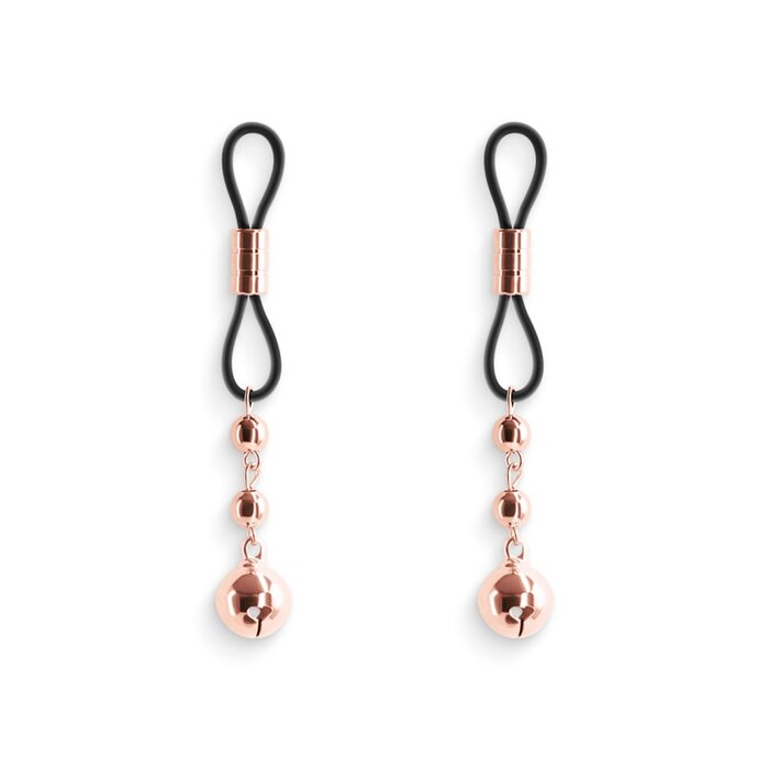 Bound Nipple Clamps - D1 - Rose Gold