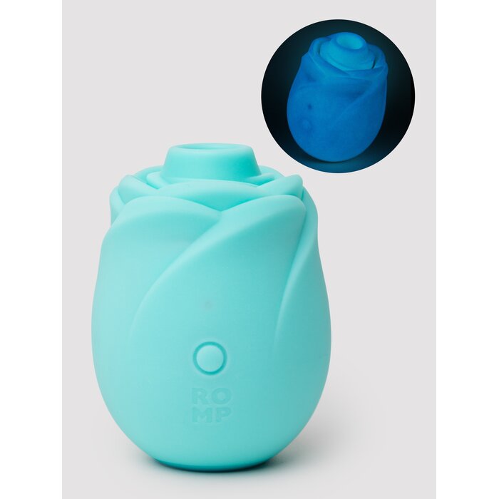 ROMP Rose Glow Blue Clitoral Stimulator - Blue
