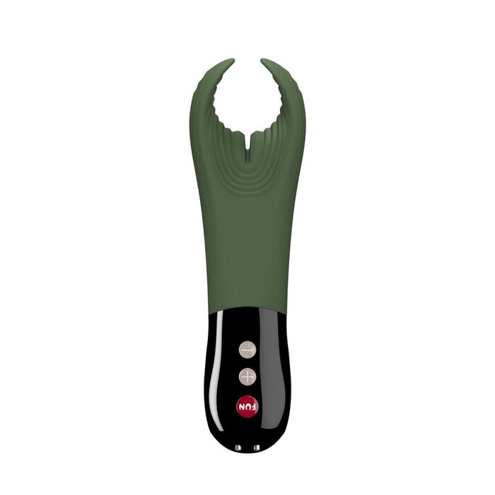 Fun Factory Manta Vibrating Stroker: Waterproof Vibrating Stroker with Ridged Wings
