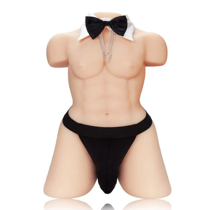 Channing: 33.07LB Big Dick Male Torso Sex Doll Threesome - Fair