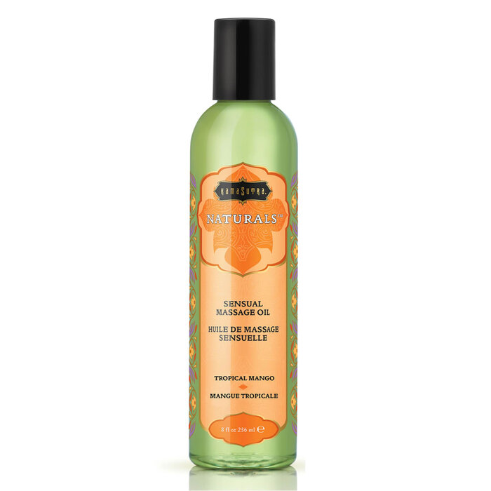 Naturals Sensual Massage Oil - Tropical Mango - 8 oz.