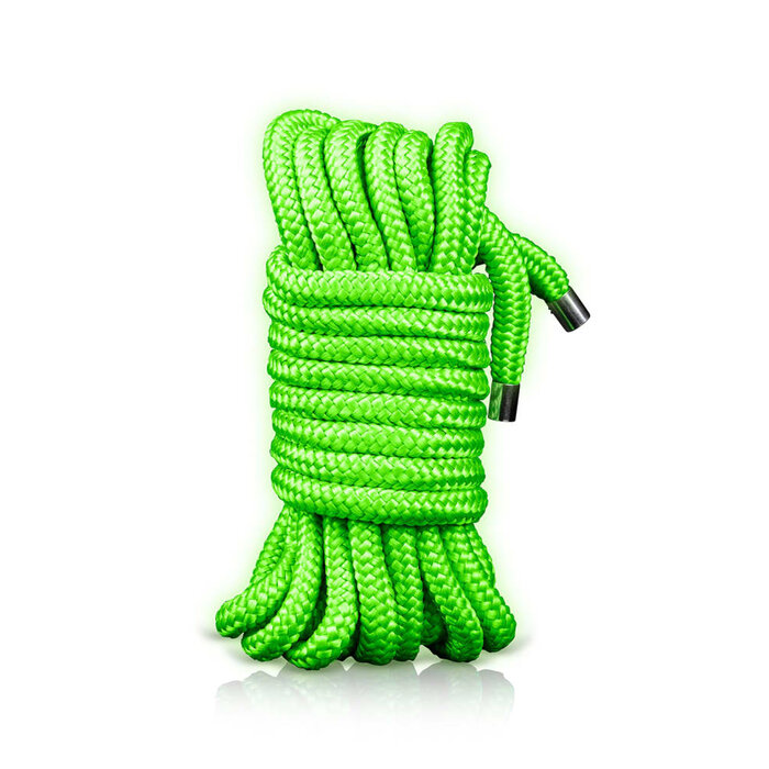 Ouch! Japanese Glow in the Dark Shibari Rope 5 Metre - Green