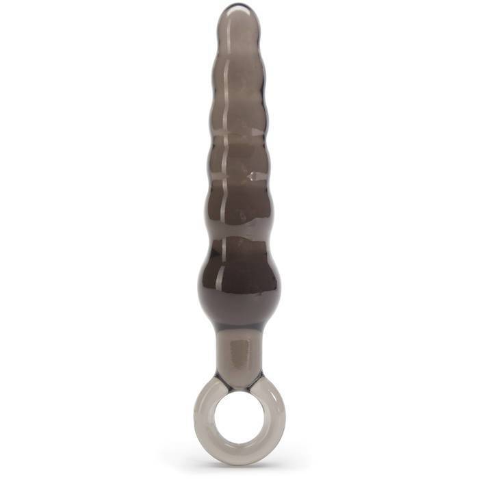 BASICS Beaded Anal Prober with Finger Loop 5.25 Inch