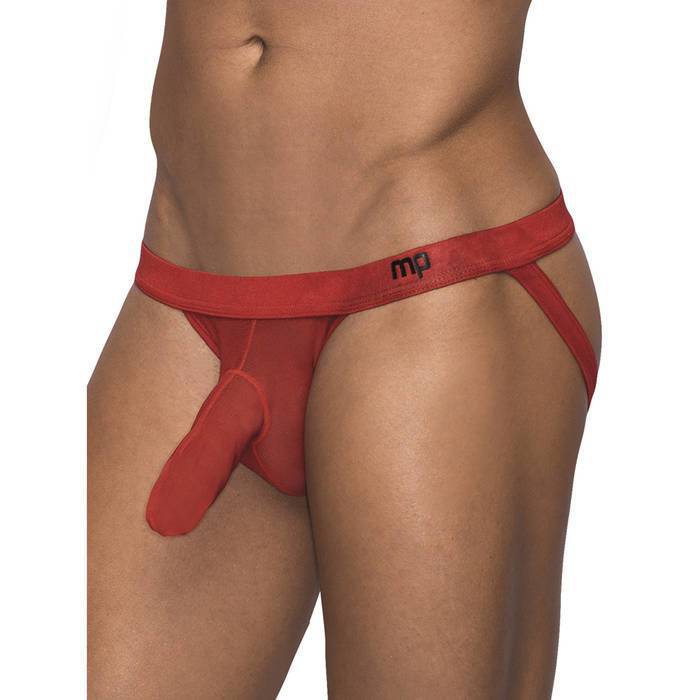 Male Power Sheer Mini Hose Jock Strap