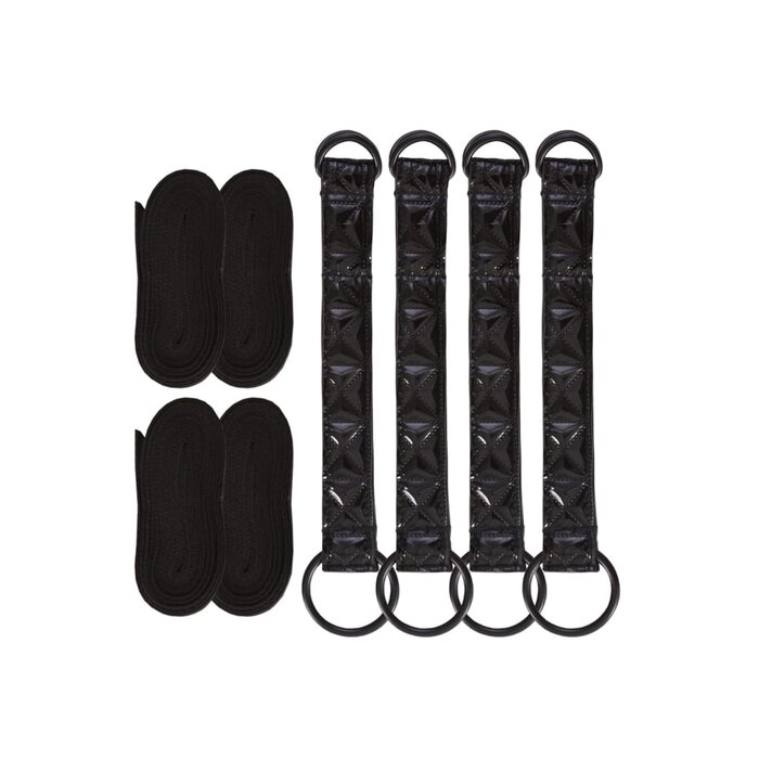 Sinful Bed Restraint Straps - Black