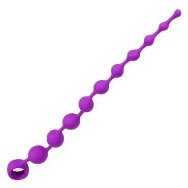 Sphaira Purple Silicone Anal Beads - 14 Inch