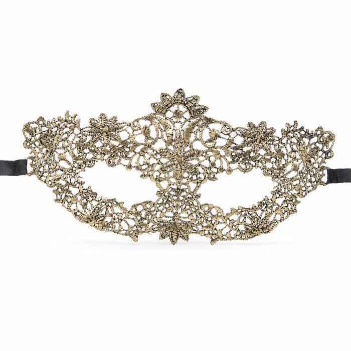 Gold Masquerade Lace Mask