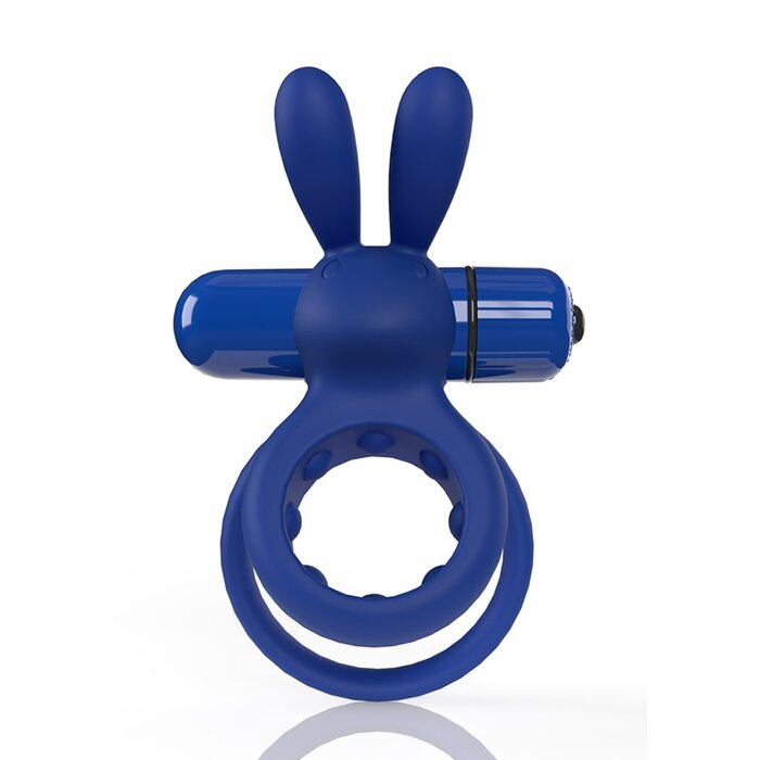 4B Ohare Vibrating Cock Ring - Blueberry