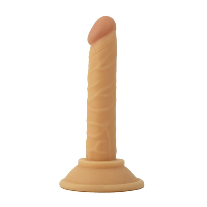 All American Mini Whoppers 4" Straight Dong - Vanilla