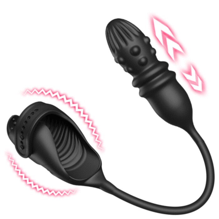 Arthur - Thrusting Prostate Massager Vibrating Penis Vibrator Couple Play Anal Toys