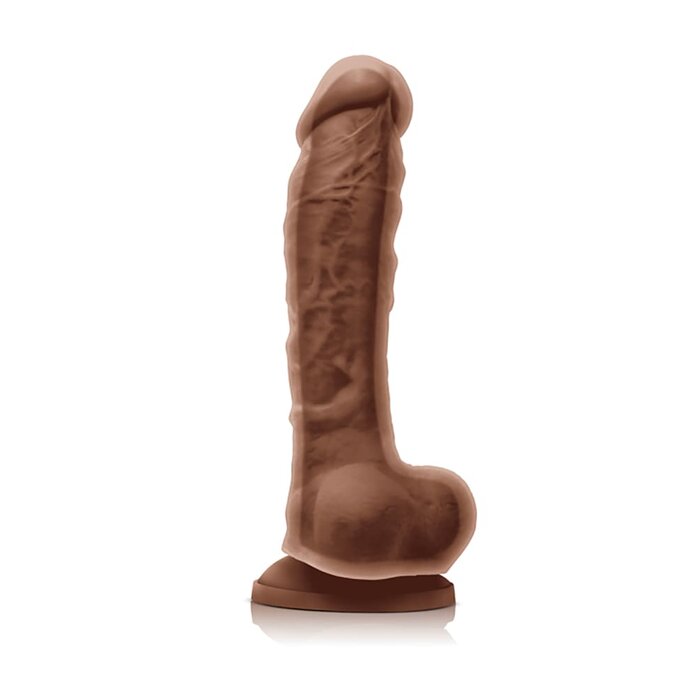 Colours Dual Density 8" Dildo - Caramel