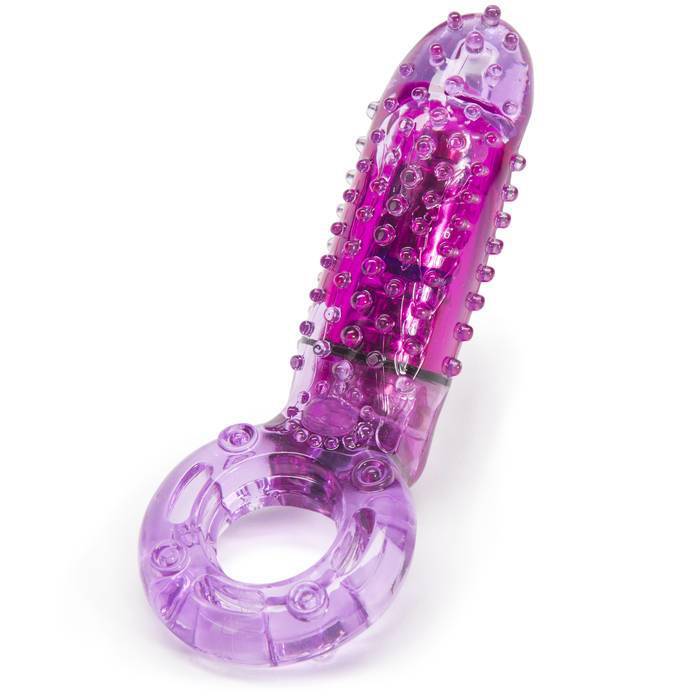 Screaming O OYeah Blue Vibrating Vertical Cock Ring