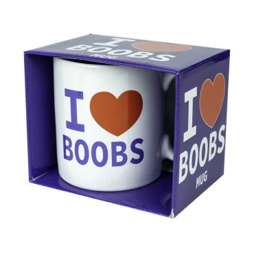 I ‘Love’ Boobs Mug