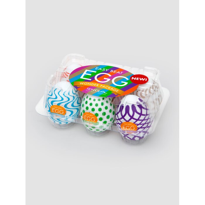 TENGA Egg Wonder Masturbator Set (6 Pack) - White