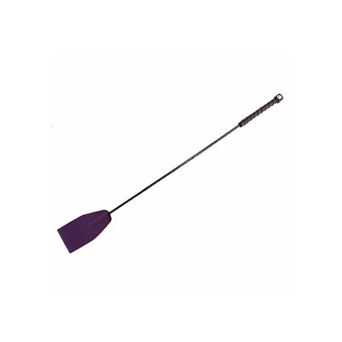 Leather Riding Crop - Purple