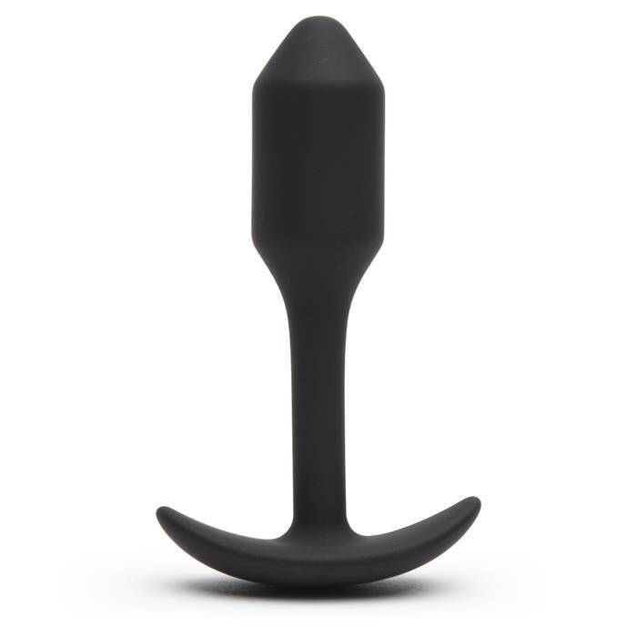 b-Vibe Snug Plug 1 Beginner Weighted Silicone Butt Plug 3 Inch