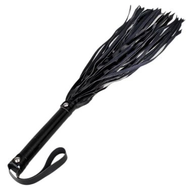 Wraith Tail Black Flogger Whip - 21 Inch