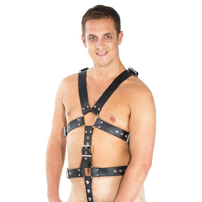 Leather Men's Harness - One Size