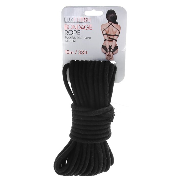 Lux Fetish Bondage Rope - 33 ft.