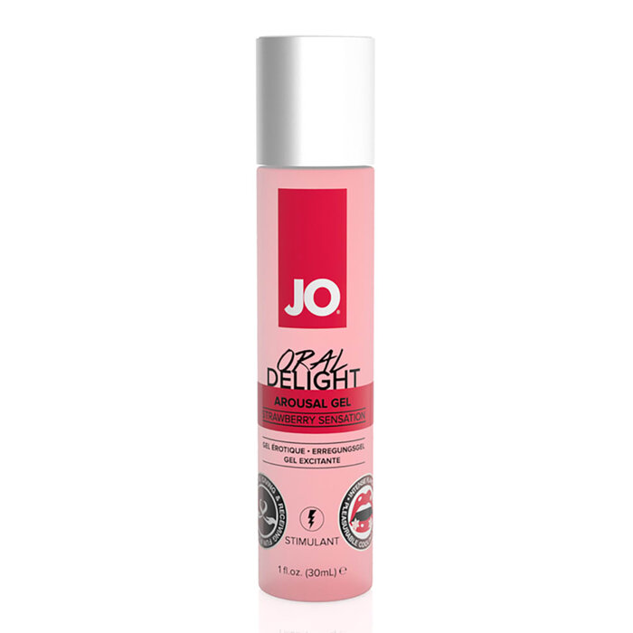 JO Oral Delight Arousal Gel - Strawberry Sensation - 1 oz.