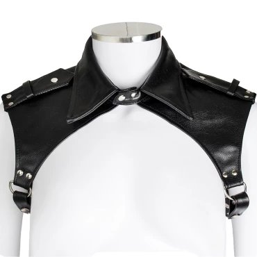 Warden Of The Wilds Faux Leather Chest & Shoulder Harness