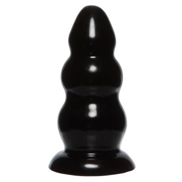 To The Brim Black Butt Plug - 8.5 Inch