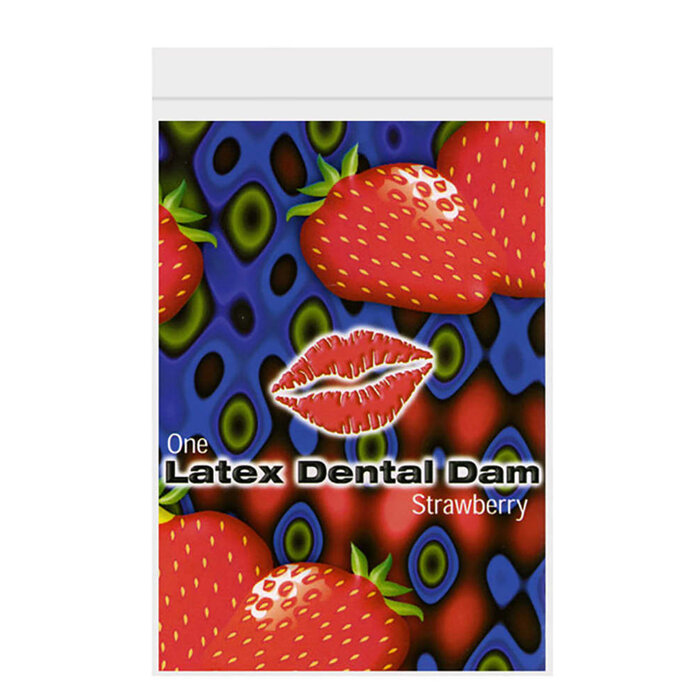 Trust Dam Latex Dental Dam - Strawberry