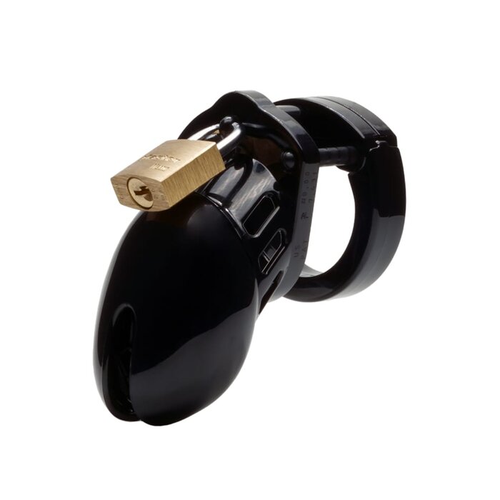 CB-6000S Male Chastity Device - Black