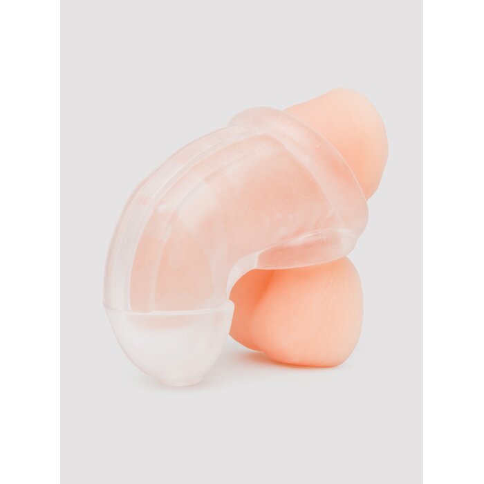 Oxballs COCK-LOCK Clear Flexible Chastity Cage - Clear